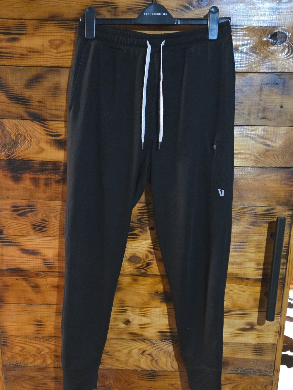 Men's Black Vuori Jogger with Drawstring